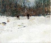 J. Alden Weir The Ice Cutters oil painting picture wholesale
